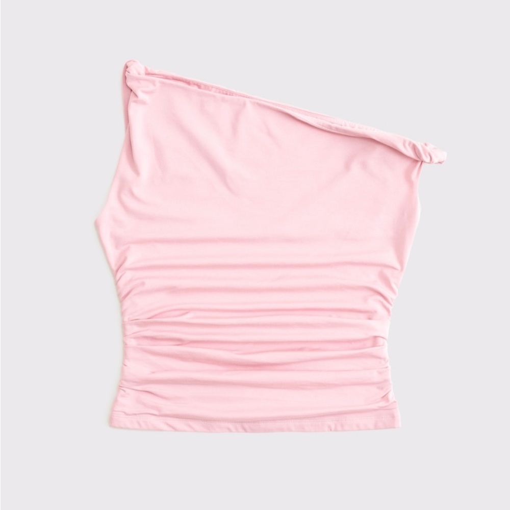 Off The Shoulder Asymmetrical Twist Top